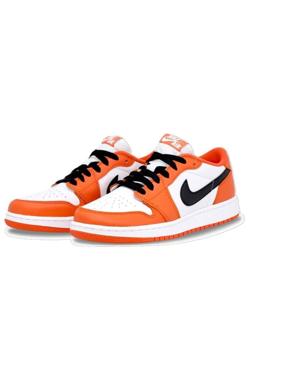 NIKE AIR JORDAN 1 LOW OG GS ORANGE/BLACK/WHITE 4.5 ($100)